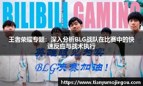 王者荣耀专题：深入分析BLG战队在比赛中的快速反应与战术执行